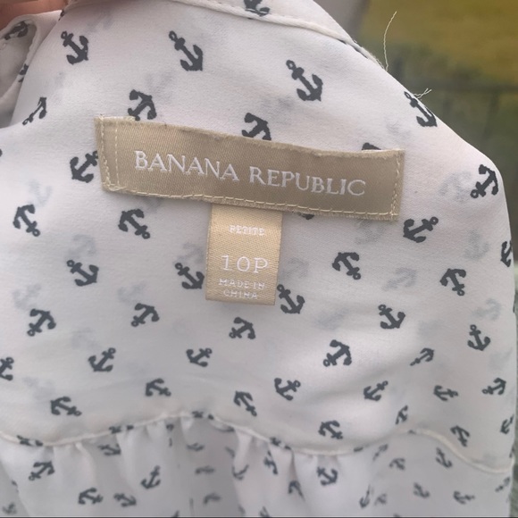 Banana Republic women’s anchor blouse 10P - Picture 4 of 9